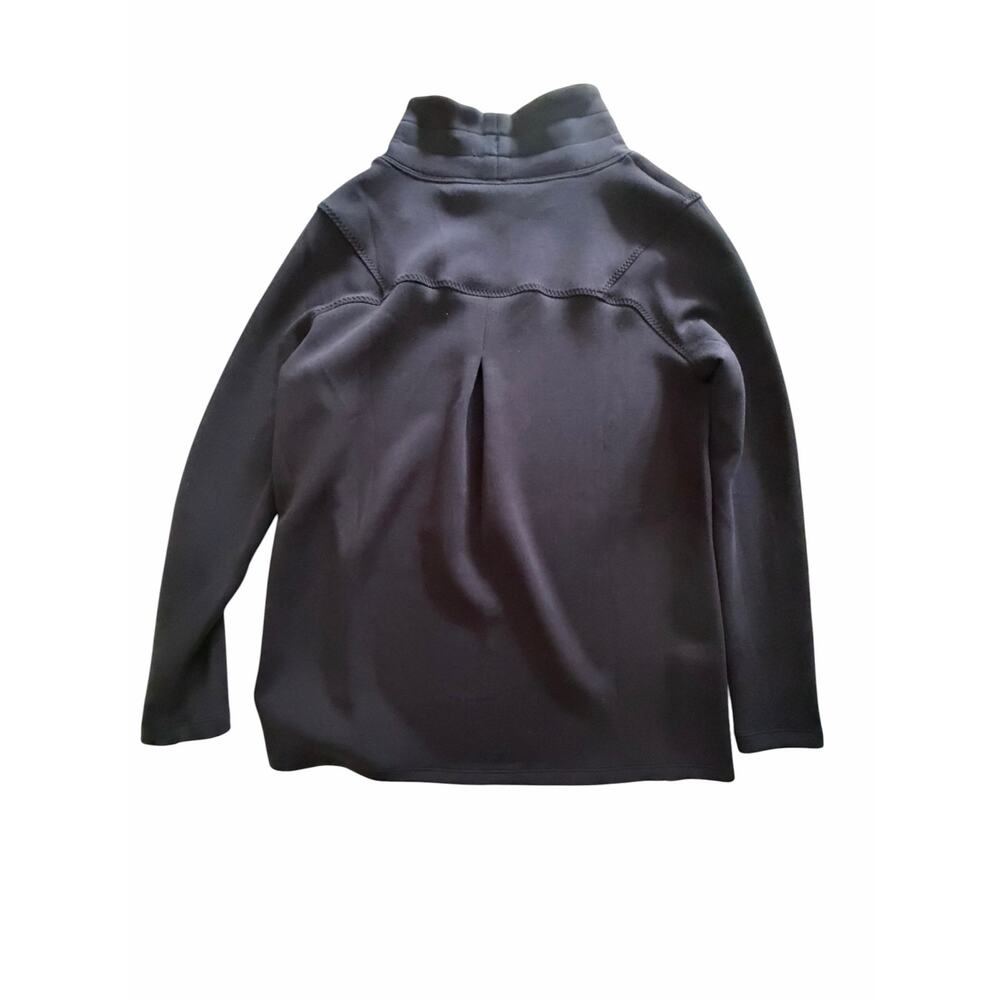 SPANX AirEssentials Got-Ya-Covered Navy Funnel Neck Pullover Size S Loungewear - Picture 4 of 8